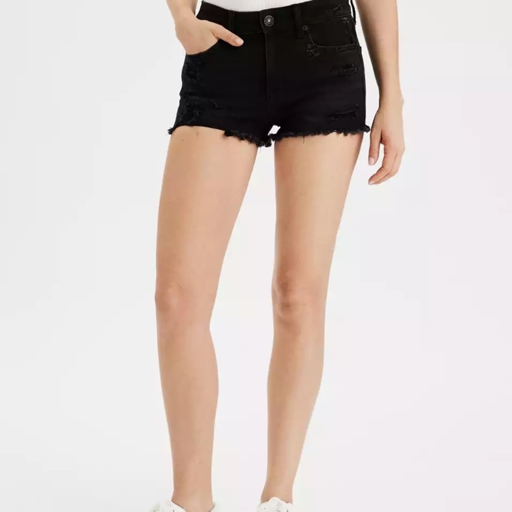 American eagle hi rise shortie size 2